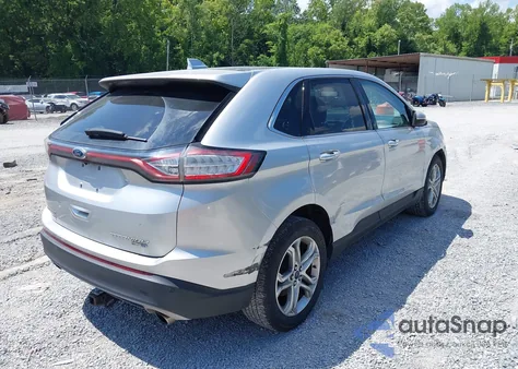 2017 Ford Edge Titanium from USA, damaged, VIN 2FMPK4K92HBB89915